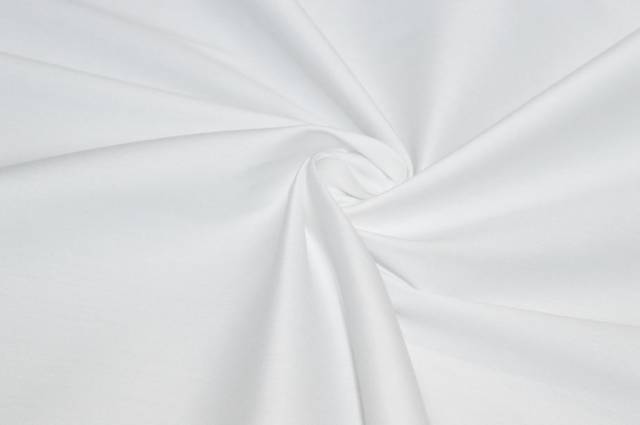 Vendita on line scampolo popeline cotone elasticizzato bianco - cotoni