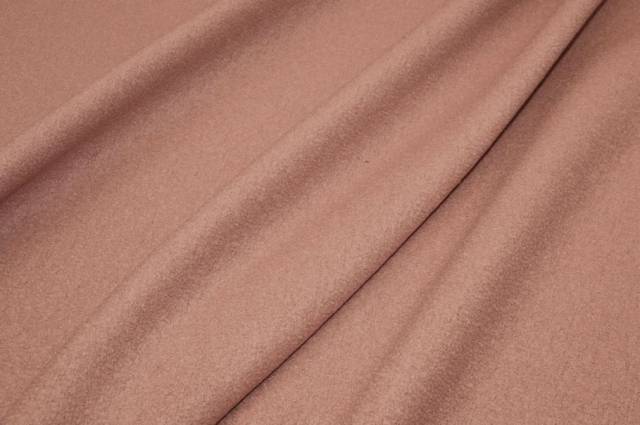 Vendita on line tessuto jersey lana cotta rosa antico - tessuti abbigliamento lana jersey