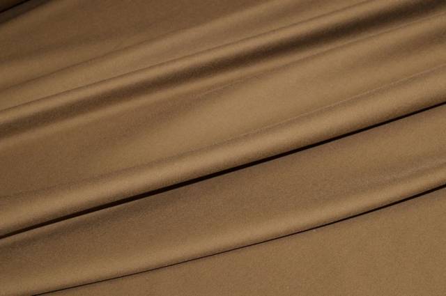 Vendita on line tessuto jersey punto milano in viscosa cammello - tessuti abbigliamento magline / jersey/tessuto in