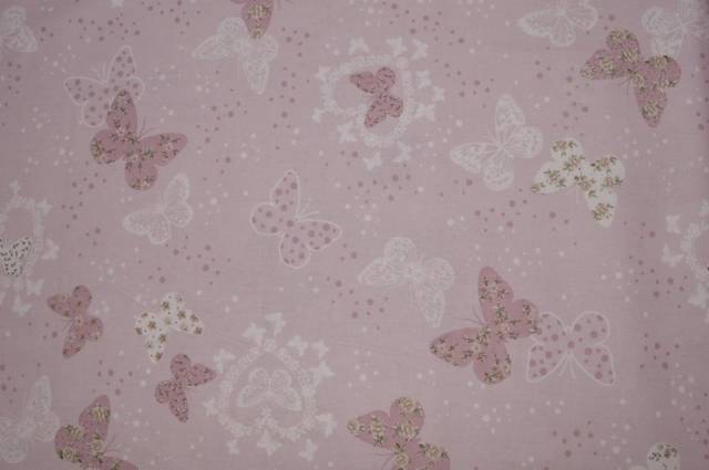 Vendita on line cotone farfalle rosa - ispirazioni neonati e bambini 