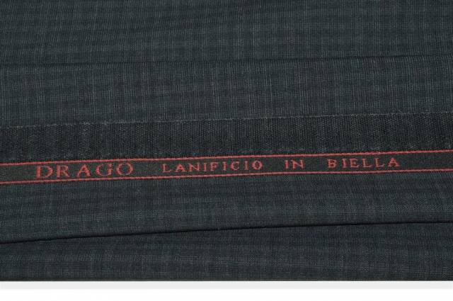 Vendita on line scampolo tela pura lana 140's micro scacchetto grigio - prodotti