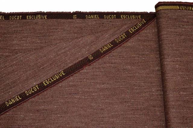 Vendita on line tessuto tweed pura lana color bruciato - tessuti abbigliamento lana spinati e