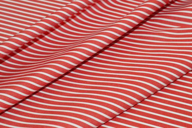 Vendita on line tessuto popeline puro cotone camiceria riga rossa - cotoni fantasie varie