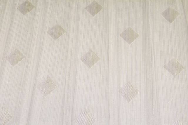 Vendita on line scampolo tenda fantasia rombo beige lilla - tessuti per scampoli