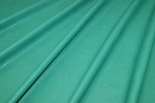 Vendita on line tessuto ecopelle effetto vintage colore verde acqua - tessuti abbigliamento ecopelle