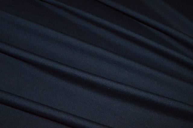 Vendita on line tessuto jersey in viscosa con micro costina blu - tessuti abbigliamento magline / jersey/tessuto in