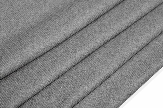 Vendita on line tessuto misto lana effetto shetland grigio medio melange - occasioni e scampoli lane e cashmere