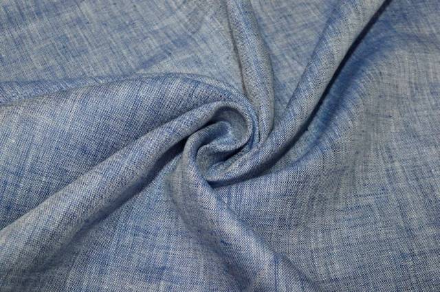 Vendita on line tessuto puro lino chambray - tessuti abbigliamento lino