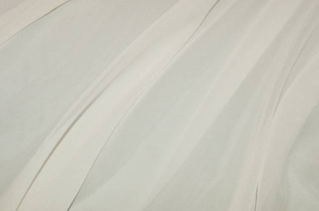 Vendita on line tessuto chiffon pura seta color naturale - tessuti abbigliamento sete