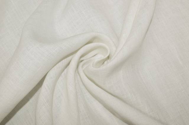 Vendita on line tessuto puro lino bianco - tessuti abbigliamento lino