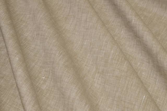 Vendita on line tessuto puro lino beige - tessuti abbigliamento lino