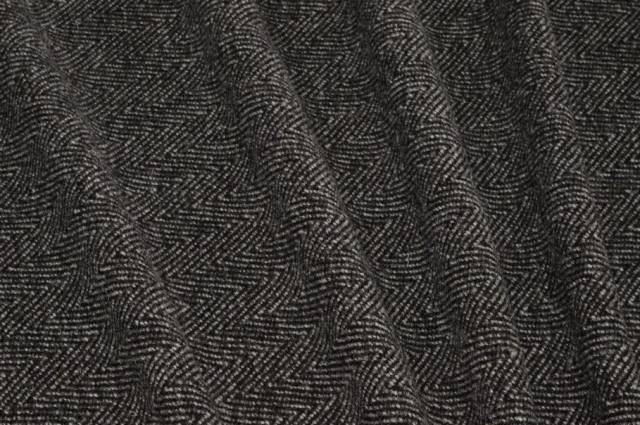 Vendita on line tessuto cappotto pura lana spinato grigio - tessuti abbigliamento lana spinati e