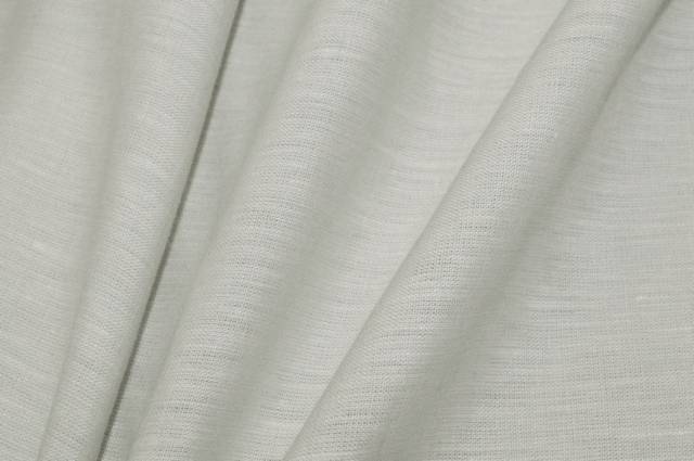 Vendita on line tessuto puro lino color ghiaccio - tessuti abbigliamento lino
