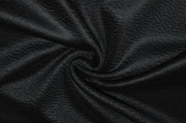 Vendita on line scampolo cappotto puro cashmere zibellinato nero 145x290 cm - occasioni e scampoli tessuti