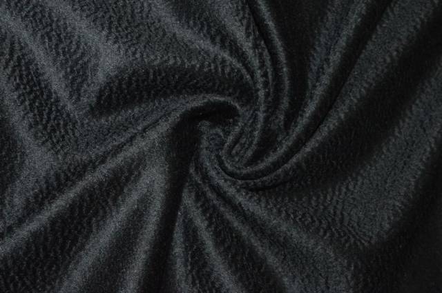 Vendita on line scampolo cappotto puro cashmere zibellinato nero 150x230 cm - occasioni e scampoli tessuti