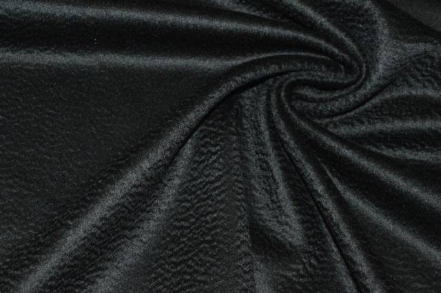 Vendita on line scampolo cappotto puro cashmere zibellinato nero 150x180 cm - tessuti abbigliamento lana cashmere