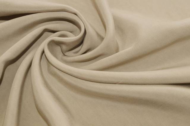 Vendita on line tessuto pura viscosa giavanese beige - tessuti abbigliamento viscosa
