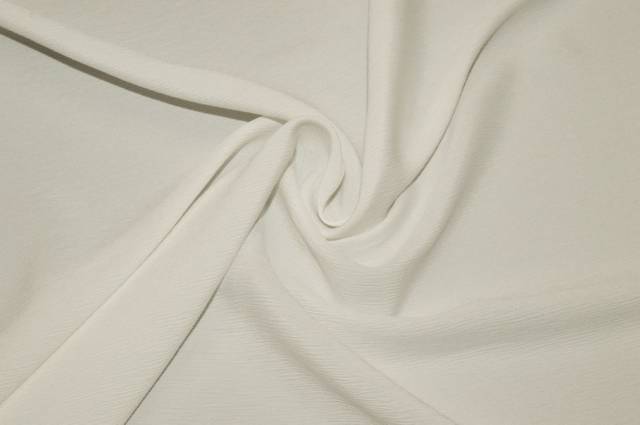Vendita on line tessuto crepon color naturale - tessuti abbigliamento poliestere 