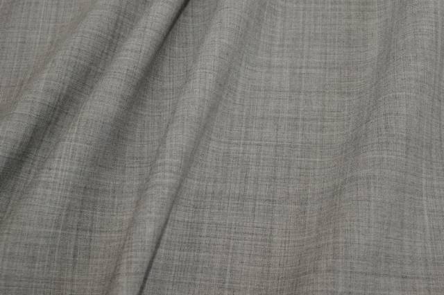 Vendita on line tessuto fresco lana stretch grigio chiaro effetto grisaglia - tessuti abbigliamento lana uomo/tailleur