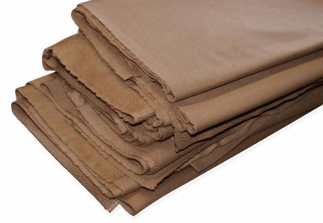 Vendita on line scampoli puro cashmere zibellinato color cammello 14929 - tessuti abbigliamento