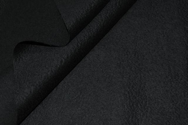 Vendita on line scampolo cappotto puro cashmere zibellinato nero - occasioni e scampoli tessuti