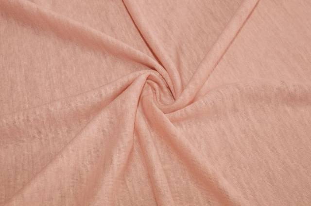 Vendita on line tessuto maglina misto lino rosa - tessuti abbigliamento magline / jersey/tessuto in