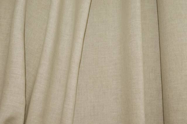 Vendita on line tessuto puro lino color sabbia - tessuti abbigliamento lino
