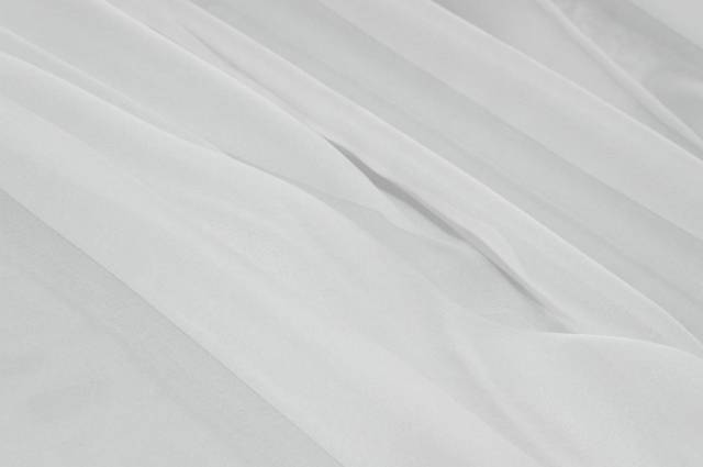 Vendita on line tessuto chiffon pura seta bianco - tessuti abbigliamento sete
