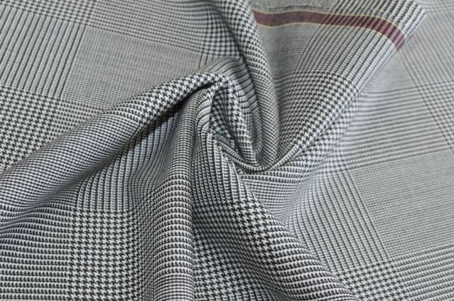 Vendita on line tessuto pura lana ermenegildo zegna disegno principe di galles - tessuti abbigliamento lana scozzesi e quadri