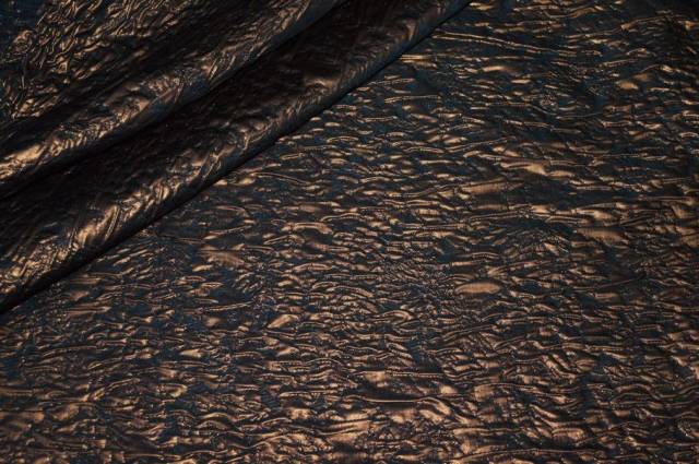 Vendita on line tessuto broccato nero rame - prodotti