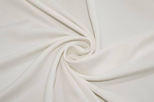 Vendita on line tessuto crepe de chine misto seta bianco naturale - prodotti
