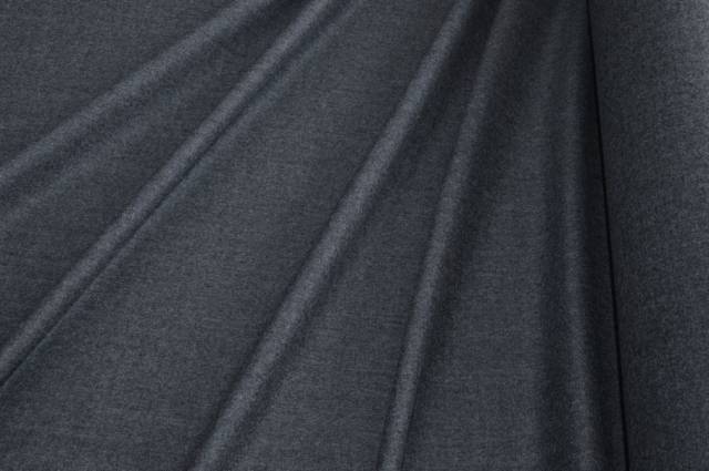 Vendita on line tessuto flanella pura lana grigio medio - tessuti abbigliamento lana flanelle
