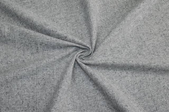 Vendita on line tessuto flanella pura lana principe di galles grigio chiaro - tessuti abbigliamento lana scozzesi e quadri