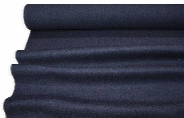 Vendita on line tessuto cappotto pura lana color jeans - tessuti abbigliamento lana