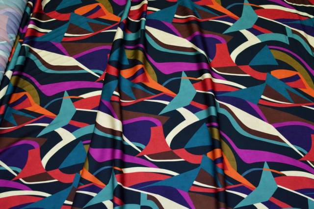 Vendita on line tessuto pura viscosa fantasia moda multicolor 117 - occasioni e scampoli tessuti fantasie 