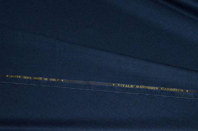 Vendita on line tessuto tasmania super 120's vitale barberis canonico blu melange - tessuti abbigliamento lana uomo/tailleur