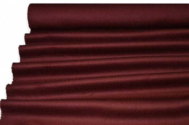 Vendita on line scampolo cappotto double puro cashmere bordeaux - occasioni e scampoli tessuti