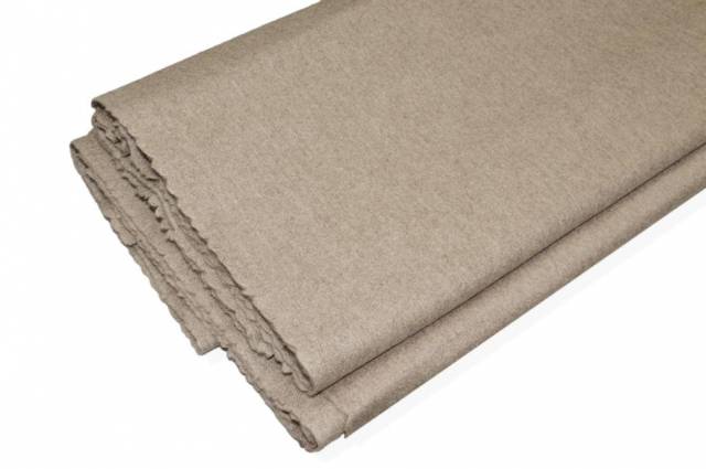 Vendita on line scampoli cappotto puro cashmere beige - tessuti abbigliamento