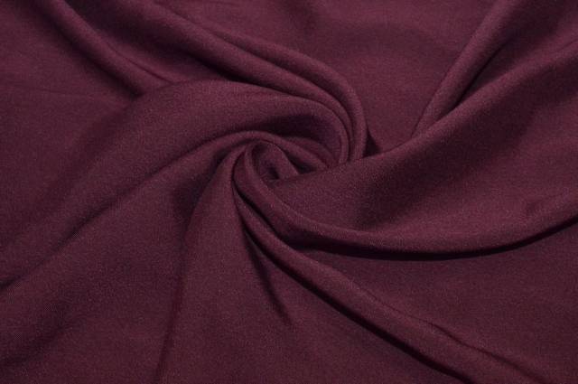 Vendita on line tessuto crepe de chine pura seta stretch bordeaux - prodotti tessuti abbigliamento