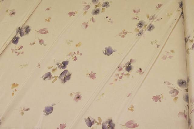 Vendita on line tessuto crepe de chine pura seta fantasia floreale - prodotti tessuti abbigliamento