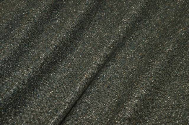 Vendita on line tessuto tweed lana stretch verde - occasioni e scampoli tessuti 