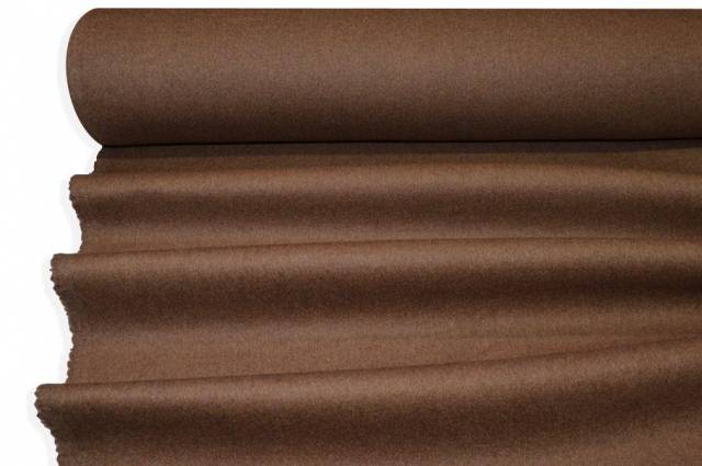 Vendita on line tessuto cappotto misto cashmere double color noce - prodotti