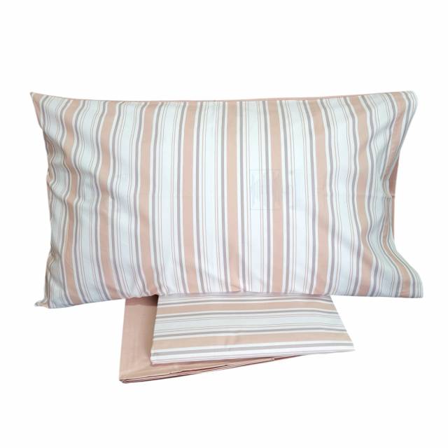 Vendita on line completo lenzuola singolo somma modello trend var.rosa pesca 111 - biancheria per la casa