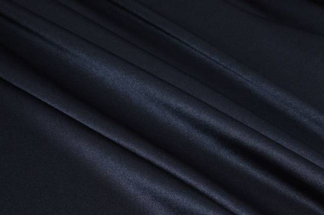 Vendita on line tessuto doppio raso blu notte double seta elasticizzata - occasioni e scampoli seta di