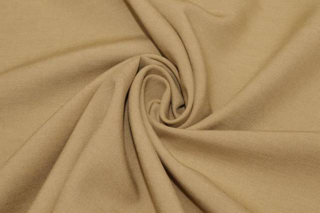 Vendita on line tessuto misto lino viscosa beige - tessuti abbigliamento lino