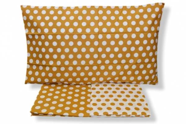 Vendita on line completo lenzuola singolo flanella maxi fazzini pois var.8 - biancheria per la casa