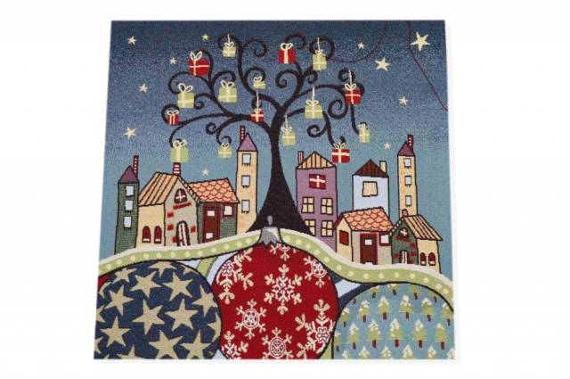 Vendita on line gobelin fantasia albero della vita 15270 misura cm 47x47 - tessuti arredo casa