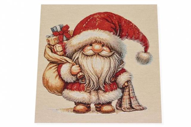 Vendita on line gobelin fantasia natale babbo natale 15267 misura cm 47x47 - tessuti arredo casa