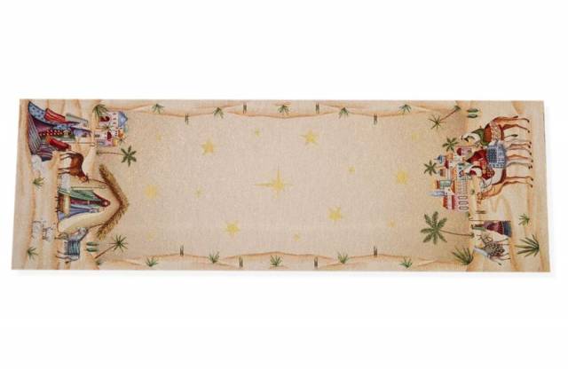 Vendita on line gobelin natale 15277 runner cm 47x140 - tessuti arredo casa