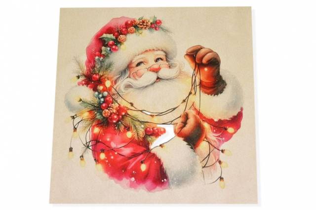 Vendita on line pannello babbo natale disegno 3 misura cm 47x47 - ispirazioni